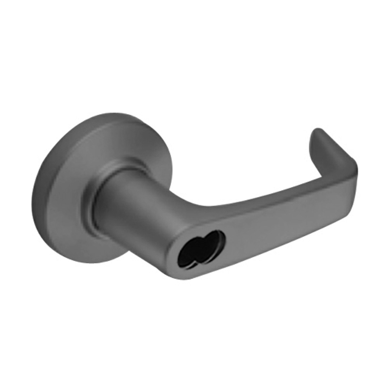 9K37RZ15CS3622 Best 9K Series Closet or Storeroom Cylindrical Lever Locks with Contour Angle with Return Lever Design Accept 7 Pin Best Core in Black