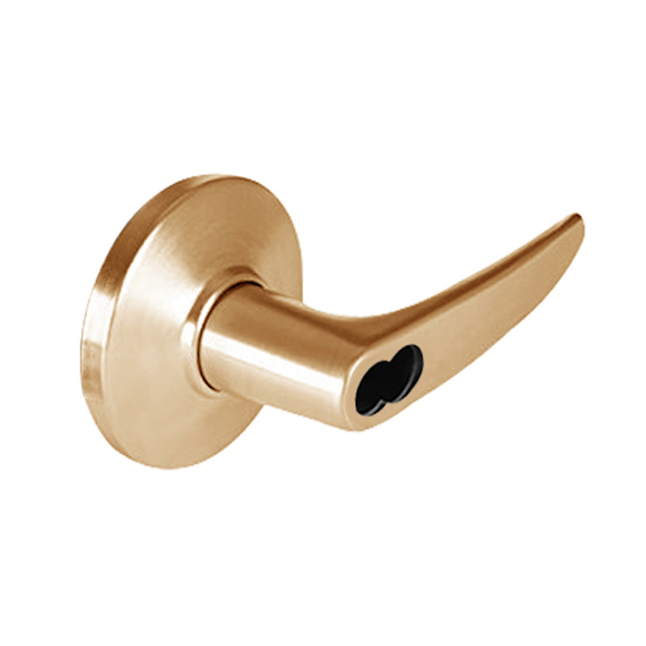 9K37XD16DSTK612 Best 9K Series Special Function Cylindrical Lever Locks with Curved without Return Lever Design Accept 7 Pin Best Core in Satin Bronze
