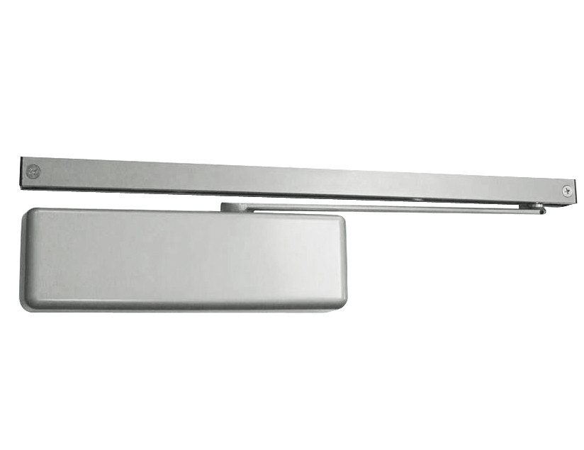4040XPT-H-BUMPER-US26 LCN Door Closer Hold Open Track with Bumper in Bright Chrome Finish