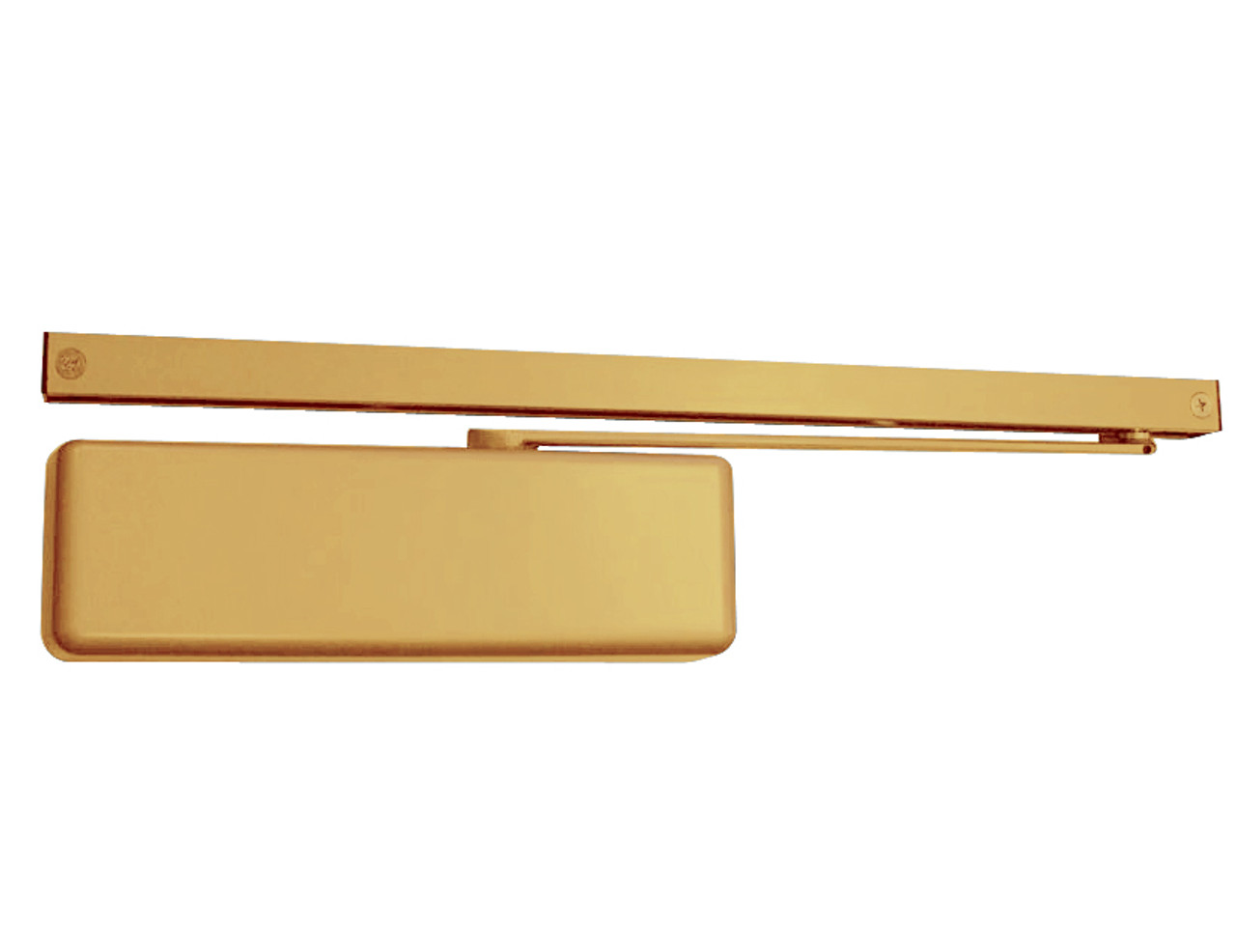 4040XPT-DE-LH-US4 LCN Door Closer with Double Egress Arm in Satin Brass Finish