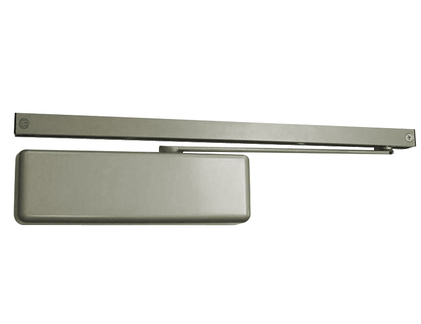 4040XPT-DE-H-LH-US15 LCN Door Closer with Double Egress Hold Open Arm in Satin Nickel Finish