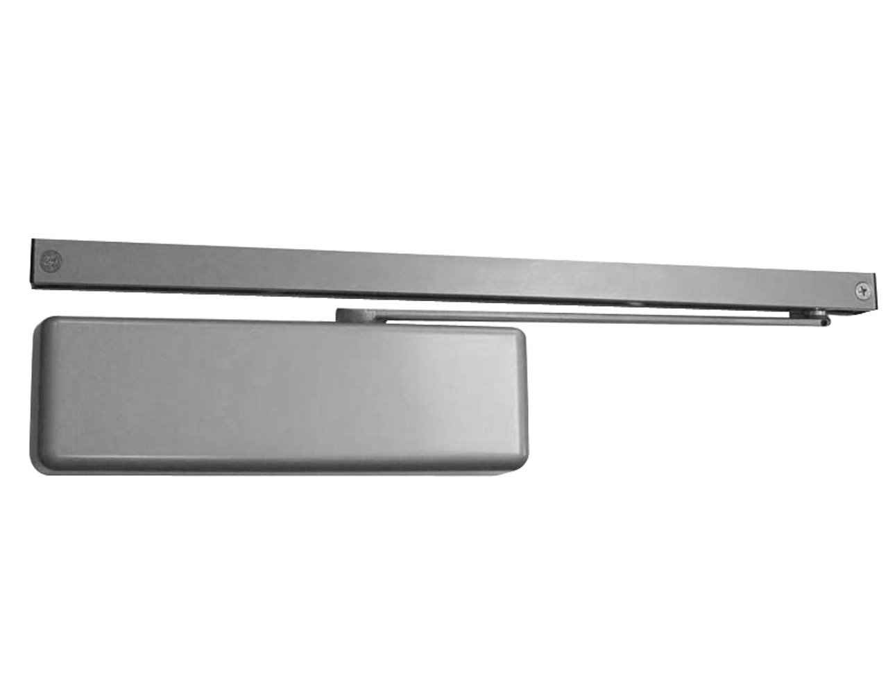 4040XPT-DE-BUMPER-LH-US26D LCN Door Closer with Double Egress Standard Track with Bumper Arm in Satin Chrome Finish