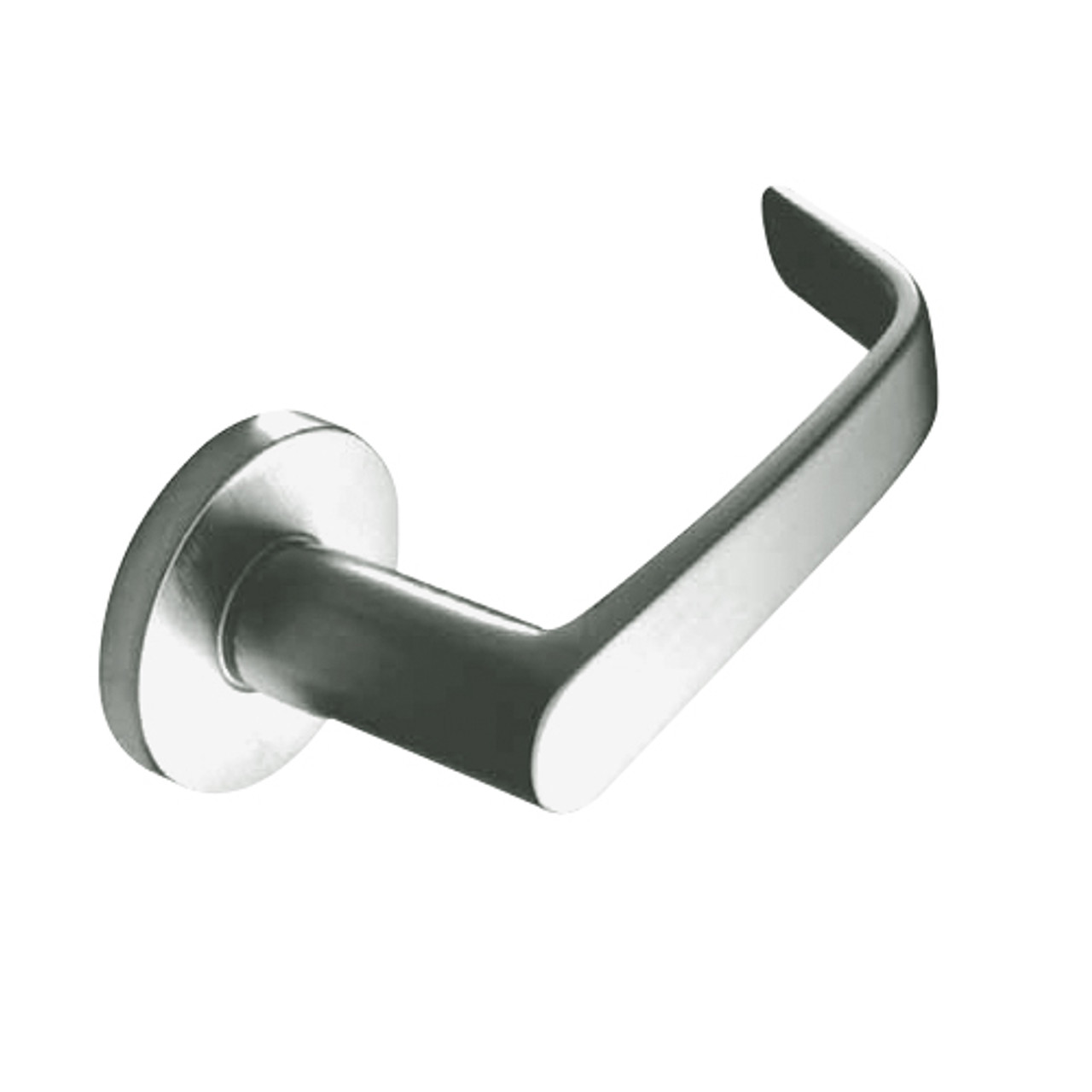ML2029-NSB-619-LC Corbin Russwin ML2000 Series Mortise Hotel Locksets with Newport Lever and Deadbolt in Satin Nickel