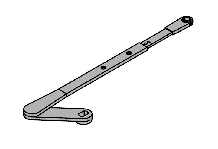 LCN Door Hardware 4040XPT-DE-H-RH-US26D