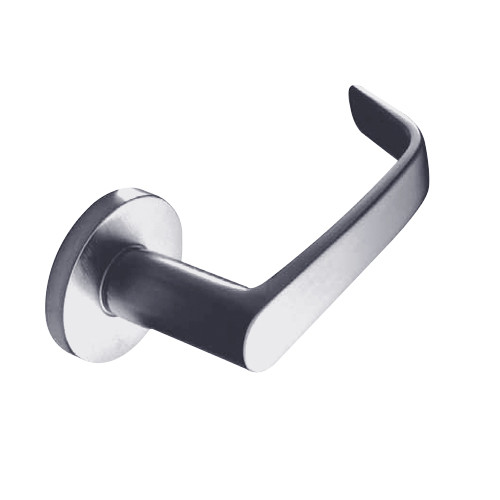 ML2072-NSB-626-CL7 Corbin Russwin ML2000 Series IC 7-Pin Less Core Mortise Classroom Intruder Locksets with Newport Lever with Deadbolt in Satin Chrome