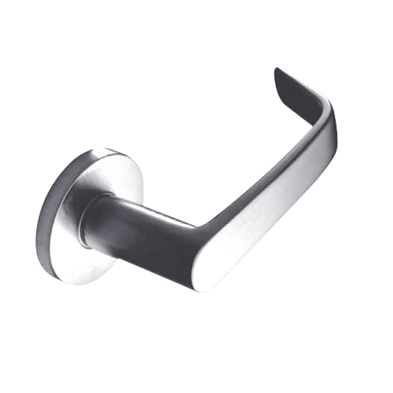 ML2060-NSF-625-M31 Corbin Russwin ML2000 Series Mortise Privacy Locksets with Newport Lever in Bright Chrome