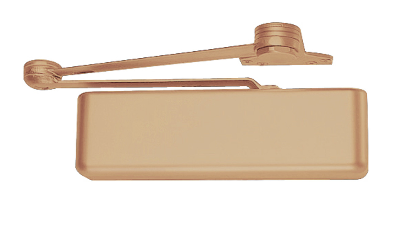 4111-HEDA-LH-US10 LCN Door Closer with Hold Open Extra Duty Arm in Satin Bronze Finish