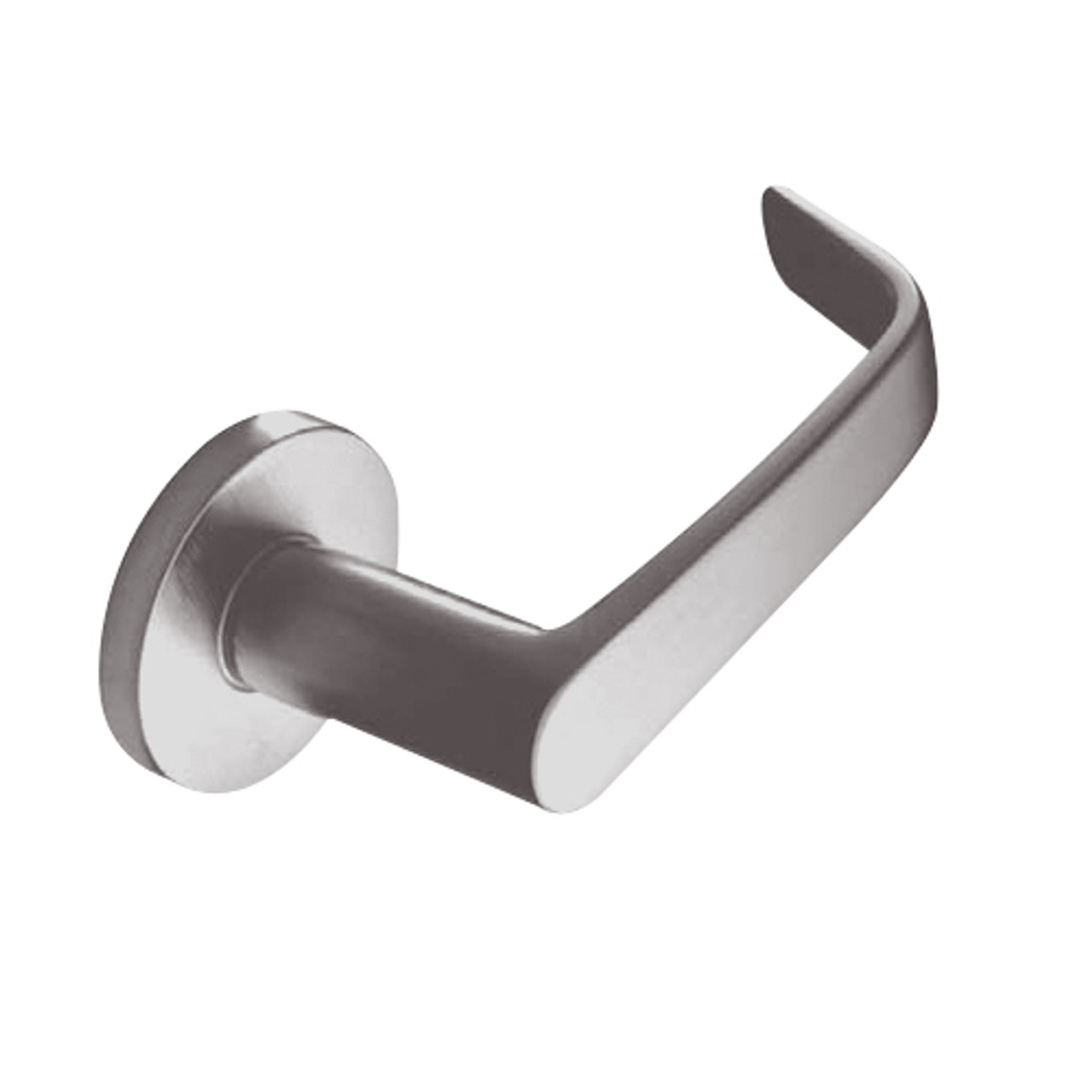 ML2065-NSF-630-CL6 Corbin Russwin ML2000 Series IC 6-Pin Less Core Mortise Dormitory Locksets with Newport Lever in Satin Stainless