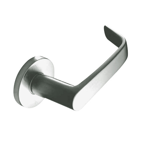 ML2022-NSF-619-CL7 Corbin Russwin ML2000 Series IC 7-Pin Less Core Mortise Store Door Locksets with Newport Lever with Deadbolt in Satin Nickel