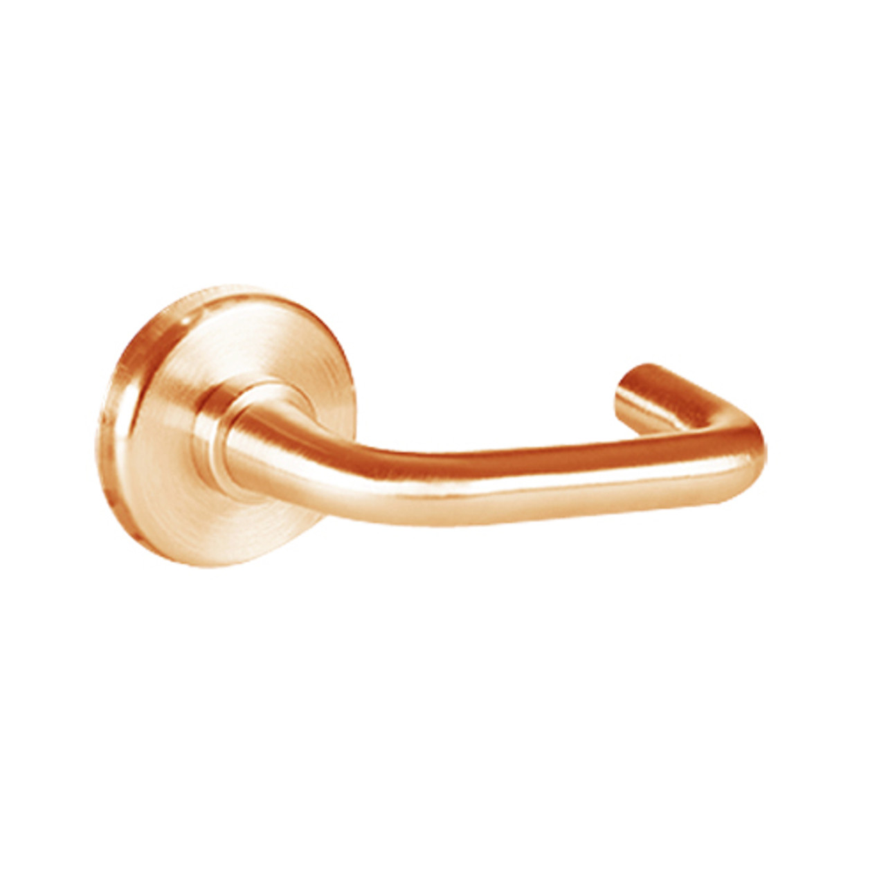 45H7T3H611 Best 40H Series Dormitory with Deadbolt Heavy Duty Mortise Lever Lock with Solid Tube Return Style in Bright Bronze