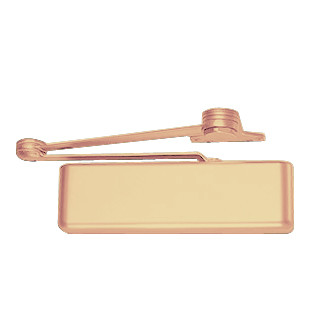 4511T-STD-LH-US4 LCN Door Closer with Standard Arm in Satin Brass Finish