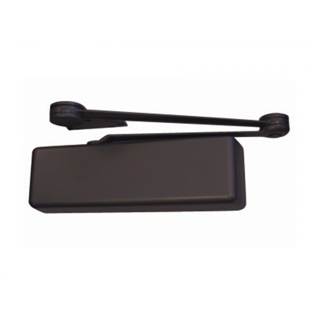 4114T-BUMPER-LH-DKBRZ LCN Door Closer Standard Track with Bumper Arm in Dark Bronze Finish