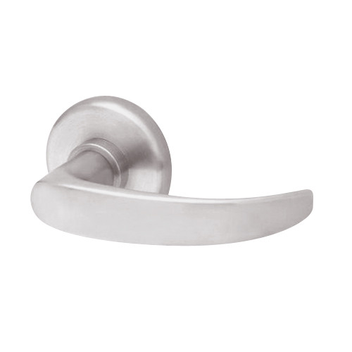 45H7RHB14R629 Best 40H Series Classroom Holdback Heavy Duty Mortise Lever Lock with Curved with Return Style in Bright Stainless Steel