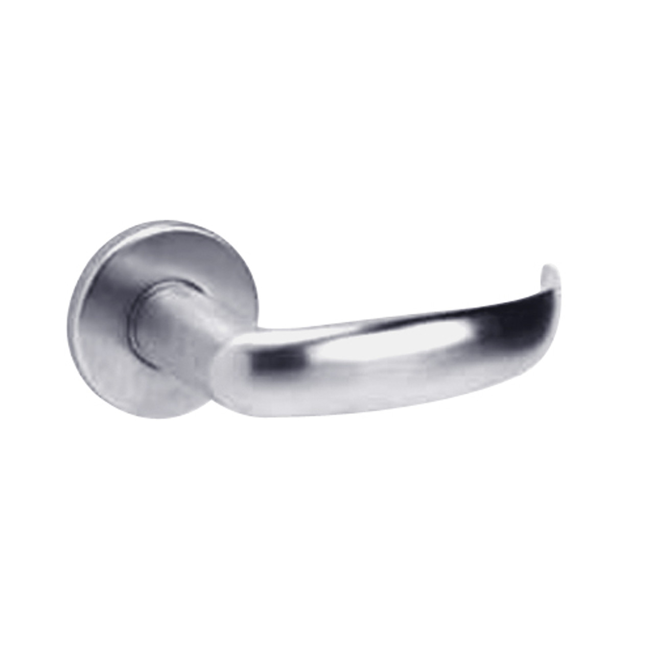 ML2069-PSF-626-CL6 Corbin Russwin ML2000 Series IC 6-Pin Less Core Mortise Institution Privacy Locksets with Princeton Lever in Satin Chrome