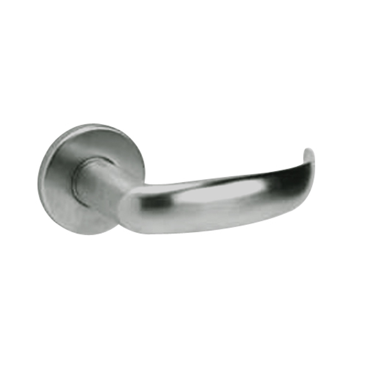 ML2053-PSF-619-CL6 Corbin Russwin ML2000 Series IC 6-Pin Less Core Mortise Entrance Locksets with Princeton Lever in Satin Nickel