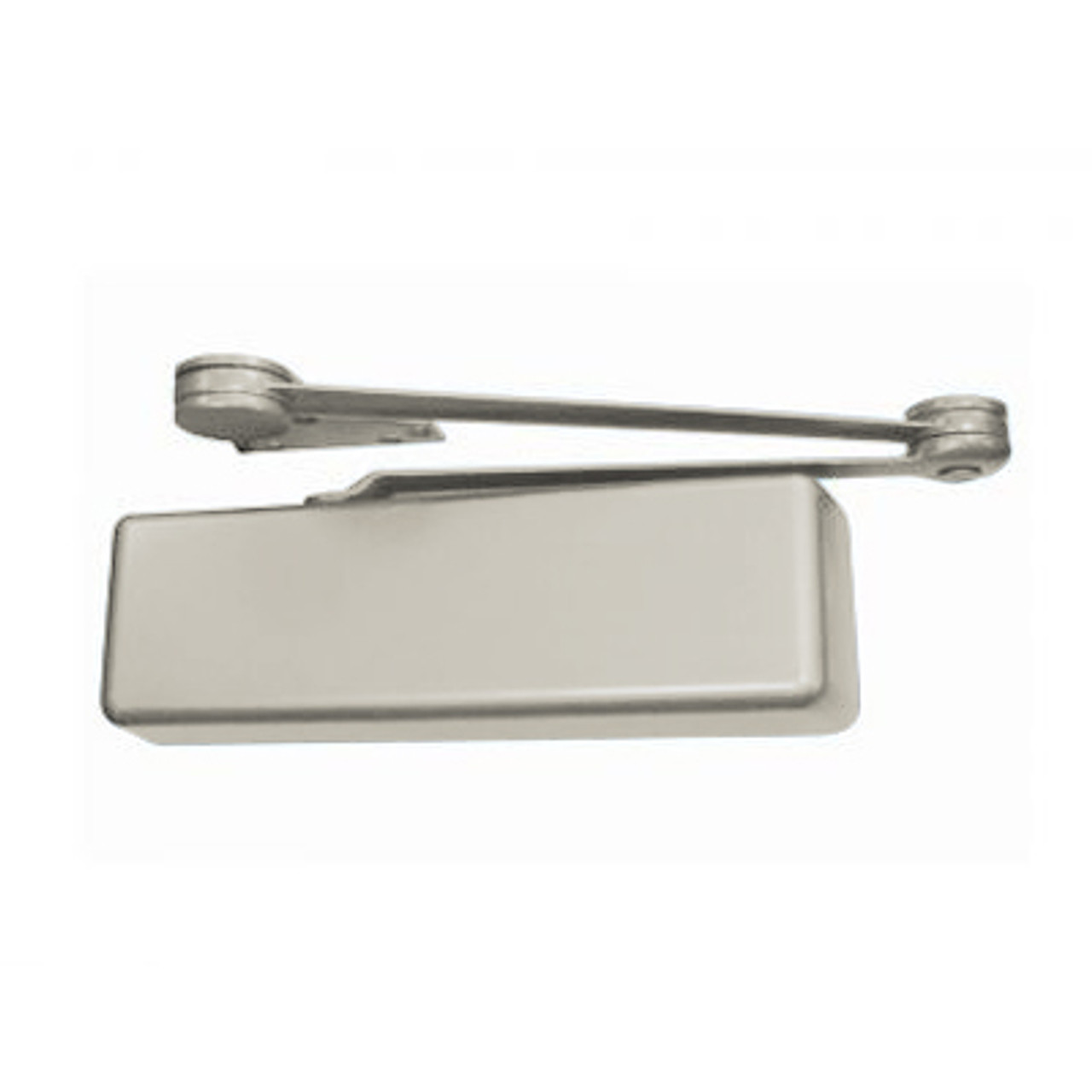 4113T-BUMPER-RH-US26 LCN Door Closer Standard Track with Bumper Arm in Bright Chrome Finish