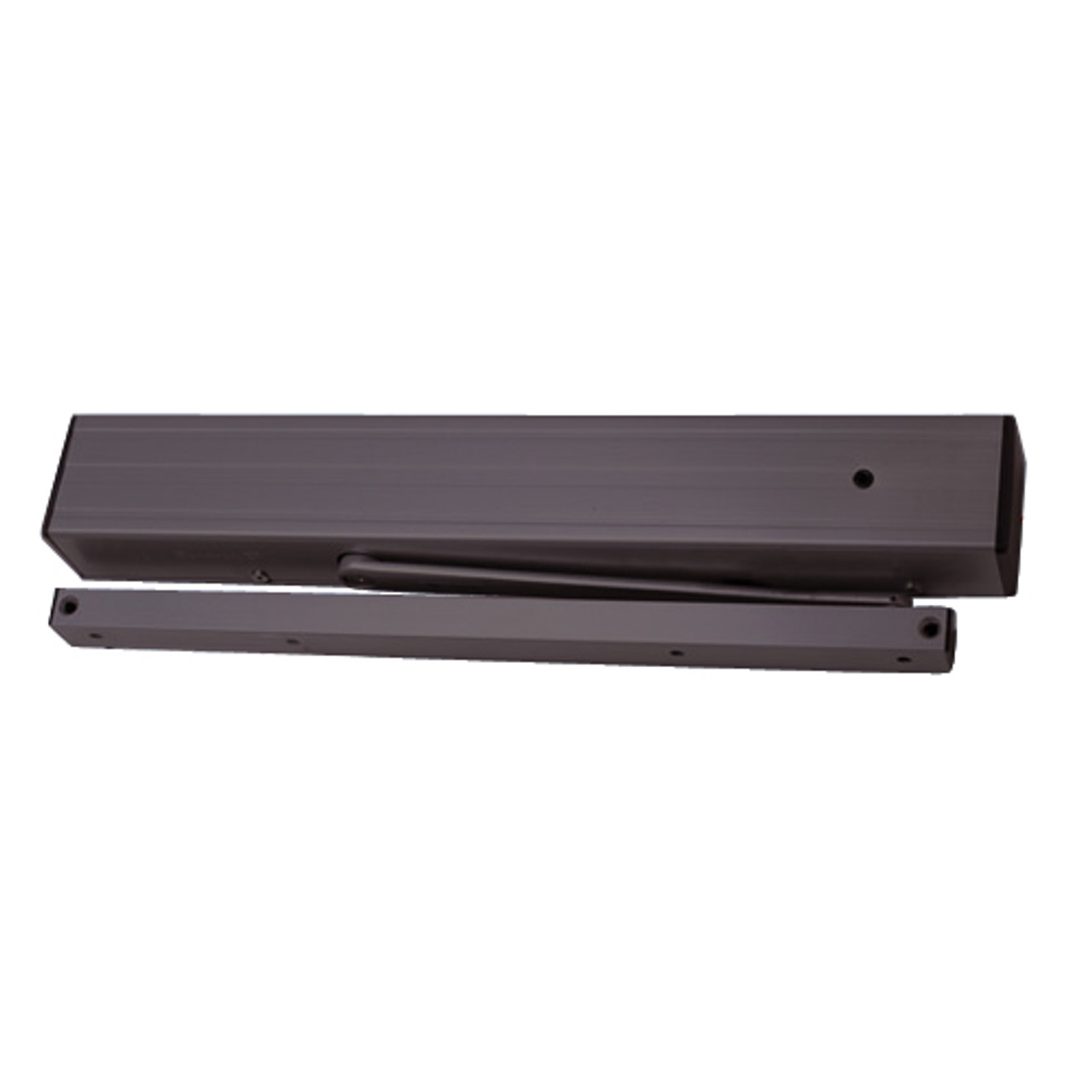 4311HSA-DE-LH-24V-AC/DC-DKBRZ LCN Door Closer with Double Egress Arm in Dark Bronze Finish