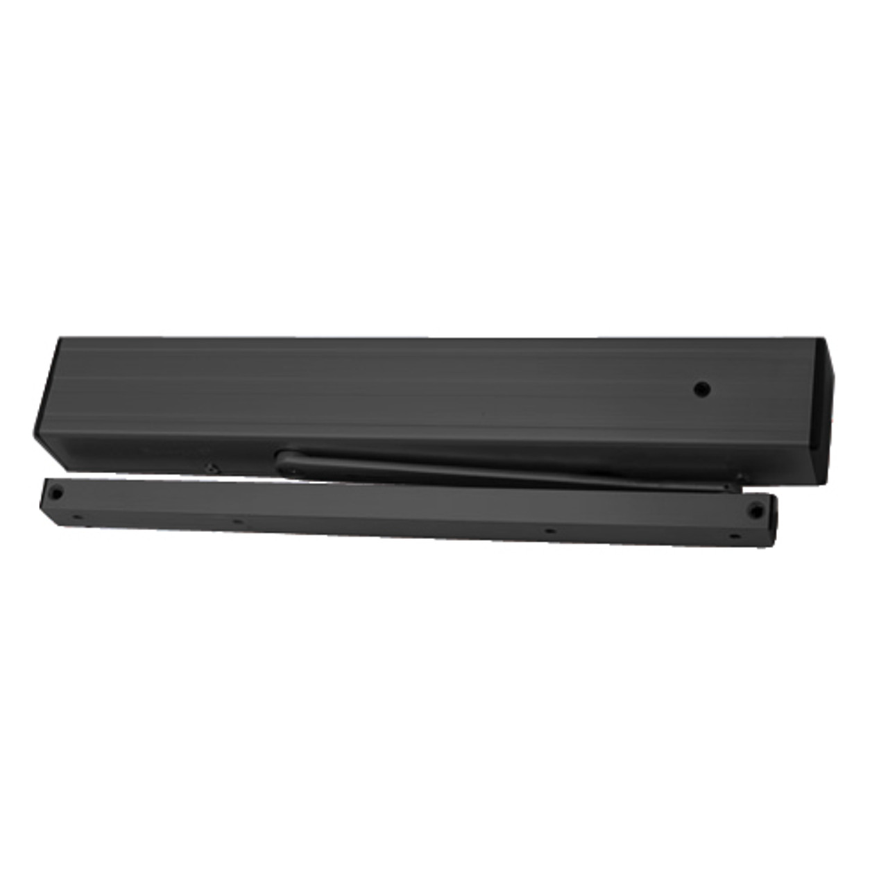 4311HSA-DE-RH-24V-AC/DC-BLACK LCN Door Closer with Double Egress Arm in Black Finish