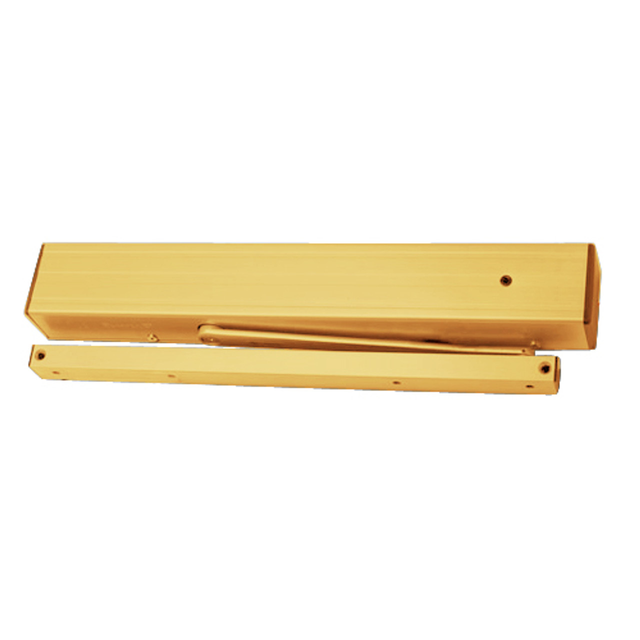 4412HSA-REG-LH-24V-AC/DC-US3 LCN Door Closer with Regular Arm in Bright Brass Finish