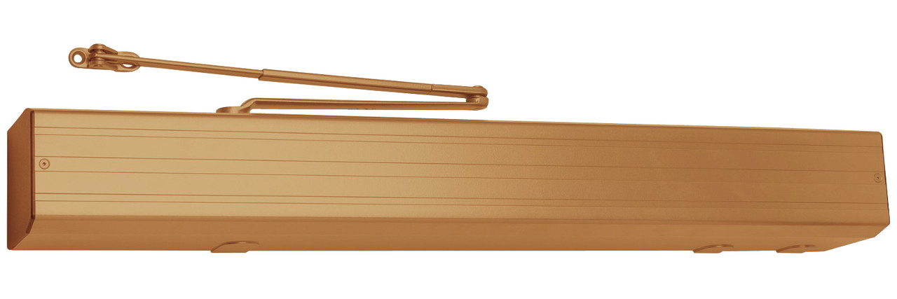 4642-LONG-LTBRZ LCN Door Closer with Long Arm in Light Bronze Finish