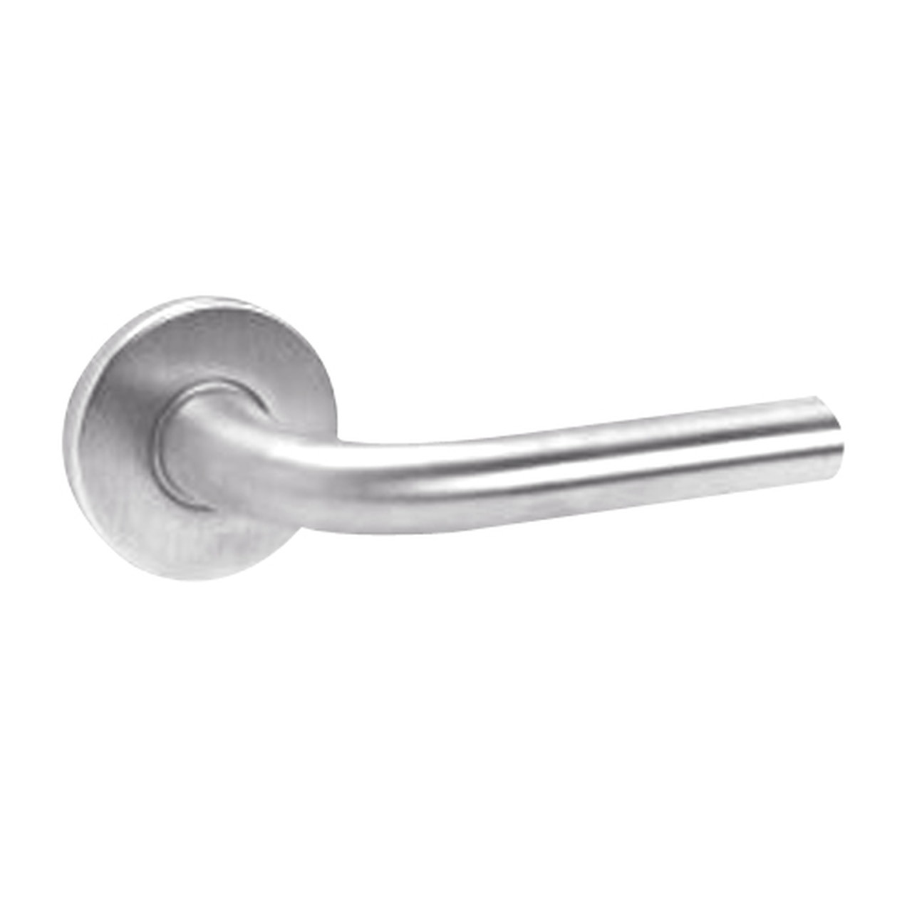 ML2057-RSB-629-LC Corbin Russwin ML2000 Series Mortise Storeroom Locksets with Regis Lever in Bright Stainless Steel