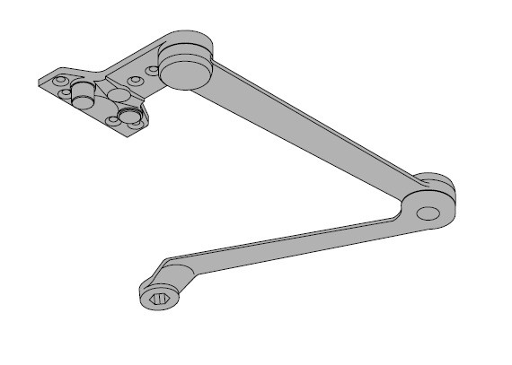 LCN Door Hardware 4841-CUSH-US26