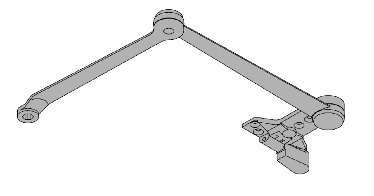 LCN Door Hardware 4841-SCUSH-LTBRZ