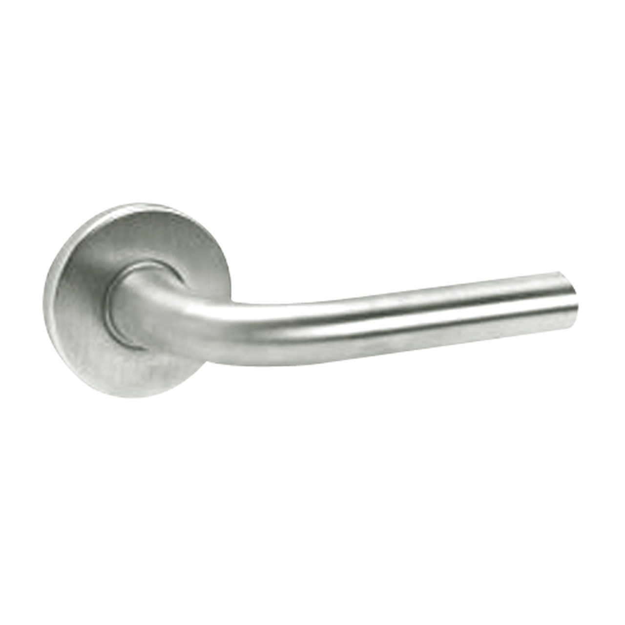ML2032-RSB-618-LC Corbin Russwin ML2000 Series Mortise Institution Locksets with Regis Lever in Bright Nickel