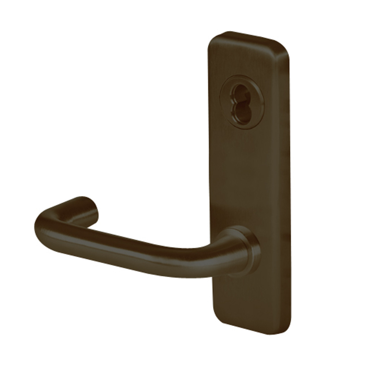 45H7AB3J613 Best 40H Series Office with Deadbolt Heavy Duty Mortise Lever Lock with Solid Tube Return Style in Oil Rubbed Bronze