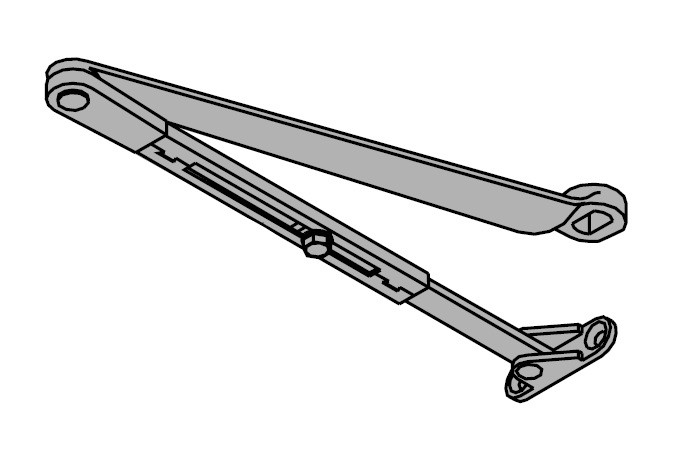 LCN Door Hardware 5012-REG-RH-AL