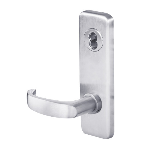 45H7T14J625 Best 40H Series Dormitory with Deadbolt Heavy Duty Mortise Lever Lock with Curved with Return Style in Bright Chrome