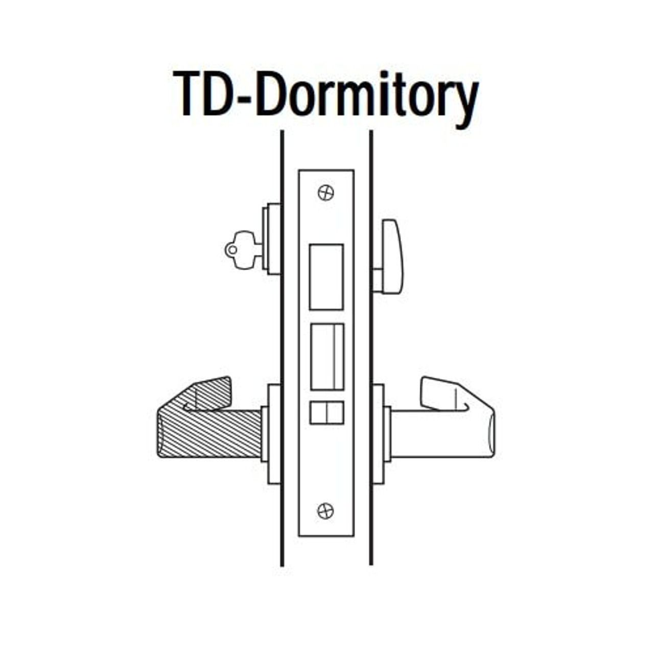 45H7TD15J612 Best 40H Series Dormitory with Deadbolt Heavy Duty Mortise Lever Lock with Contour with Angle Return Style in Satin Bronze 45H7TD15J612 Best 40H Series Dormitory with Deadbolt Heavy Duty Mortise Lever Lock with Contour with Angle Return Style in Satin Bronze