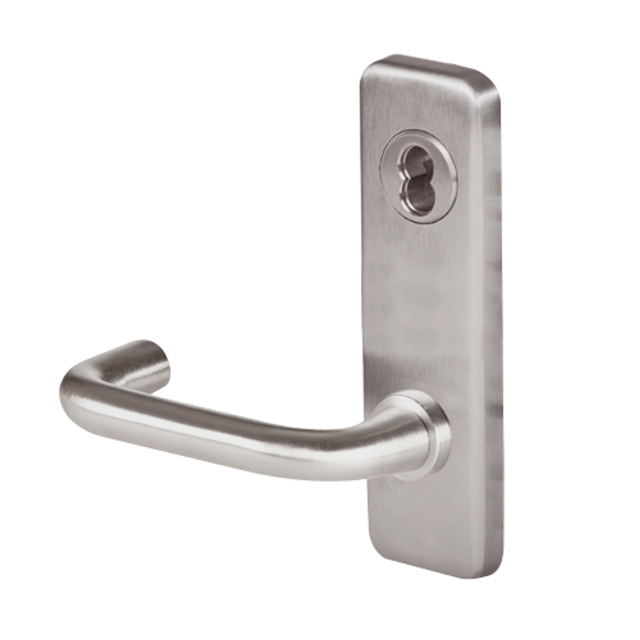 45H7AT3J630 Best 40H Series Office Heavy Duty Mortise Lever Lock with Solid Tube Return Style in Satin Stainless Steel