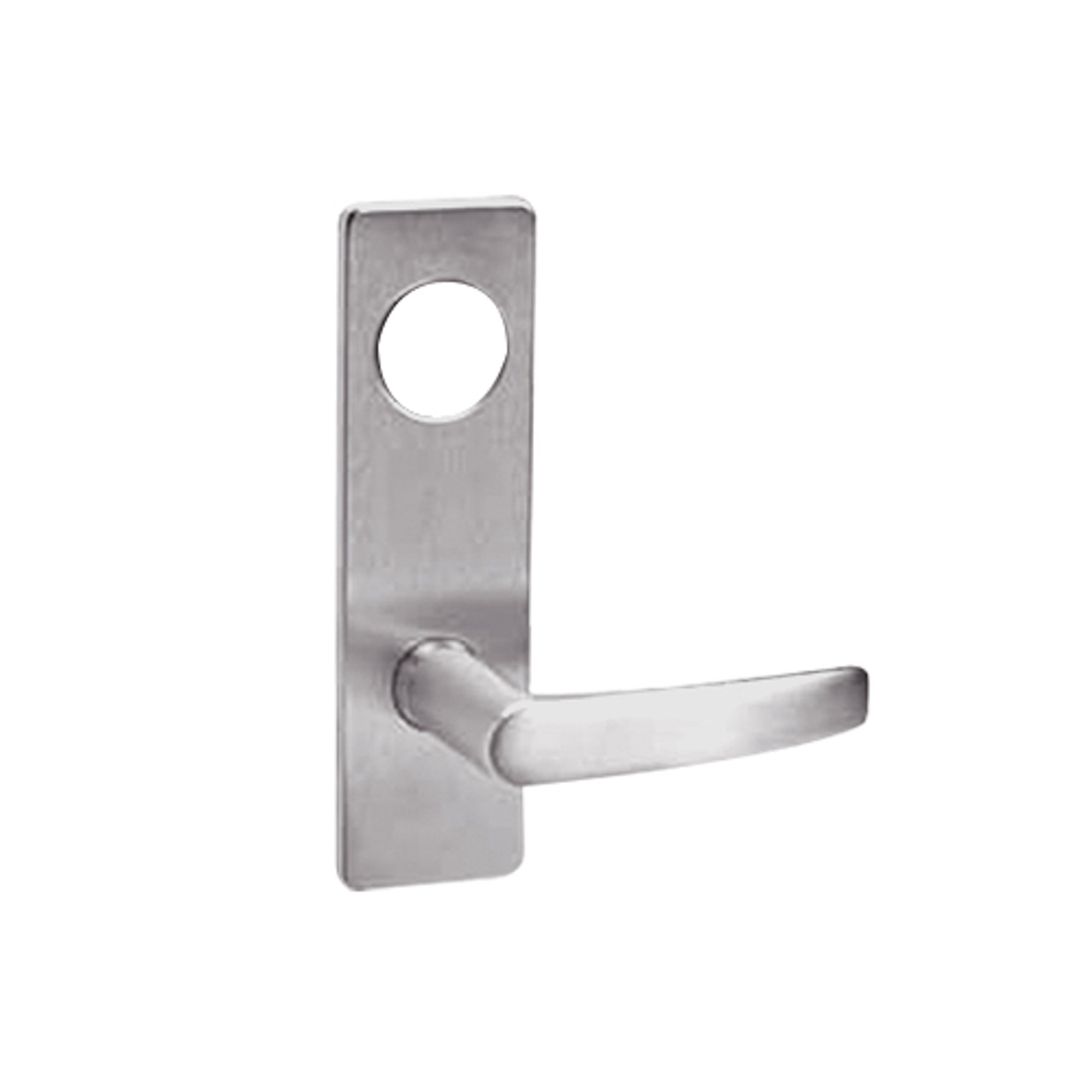 ML2055-ASM-630-CL7 Corbin Russwin ML2000 Series IC 7-Pin Less Core Mortise Classroom Locksets with Armstrong Lever in Satin Stainless