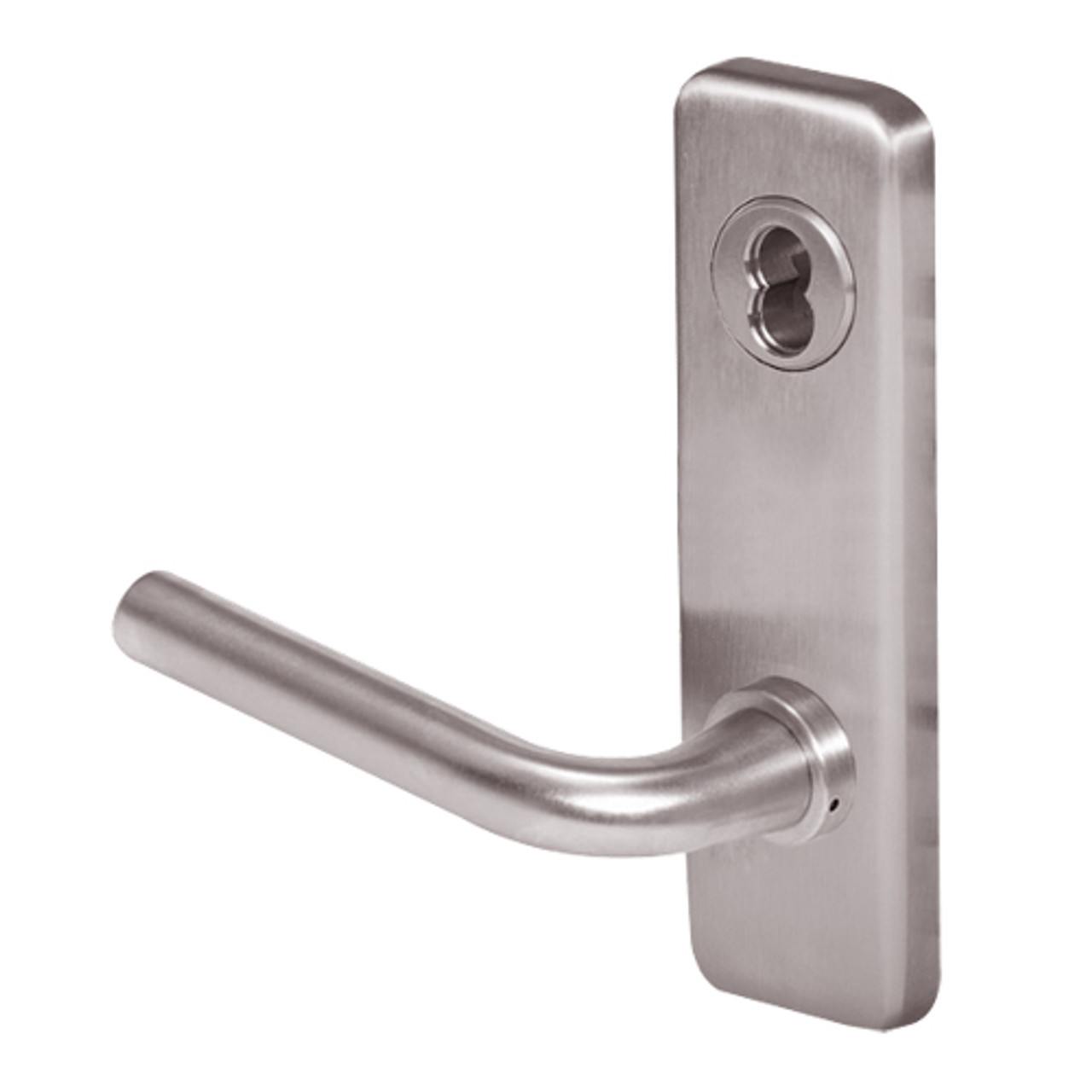 45H7IND12J630 Best 40H Series Intruder with Deadbolt Heavy Duty Mortise Lever Lock with Solid Tube with No Return in Satin Stainless Steel