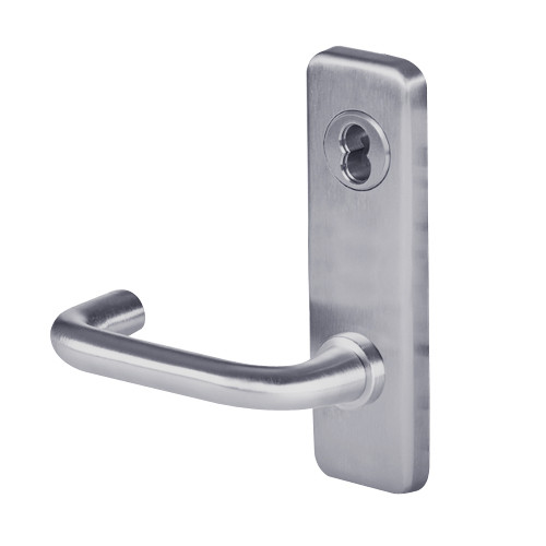 45H7S3J626 Best 40H Series Storeroom with Deadbolt Heavy Duty Mortise Lever Lock with Solid Tube Return Style in Satin Chrome