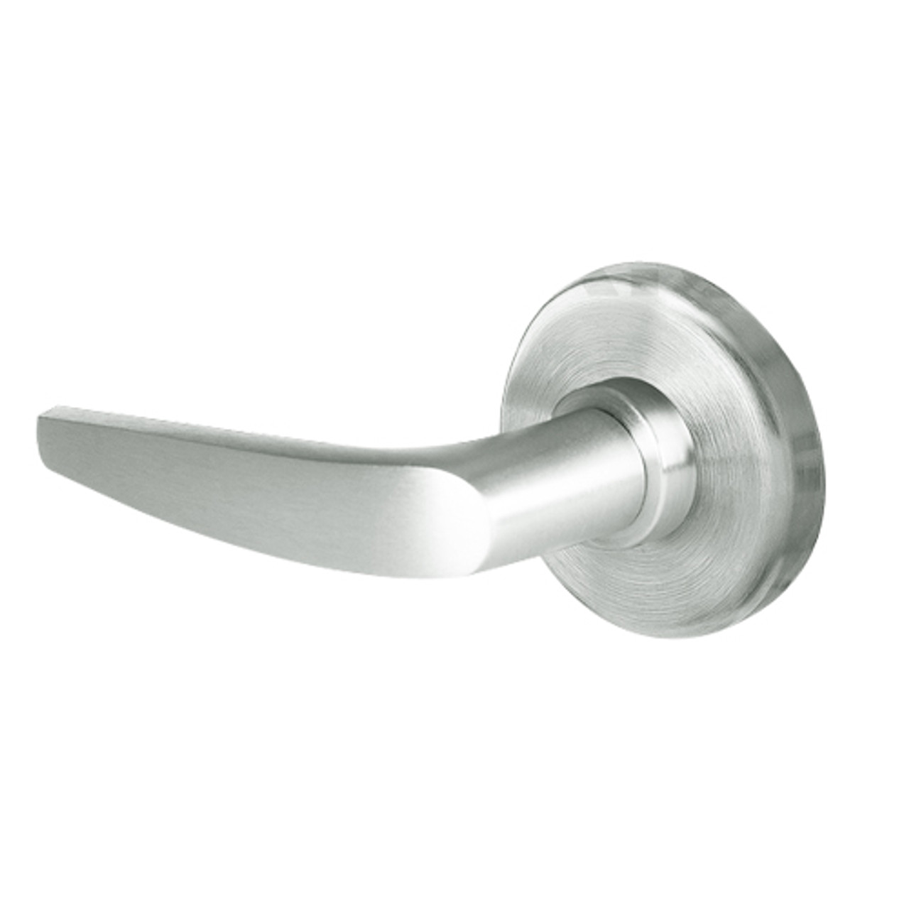 45H0LT16S618 Best 40H Series Privacy Heavy Duty Mortise Lever Lock with Curved with No Return in Bright Nickel