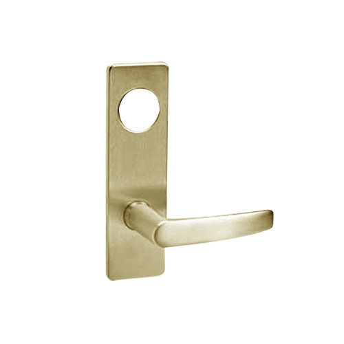 ML2092-ASN-606-CL7 Corbin Russwin ML2000 Series IC 7-Pin Less Core Mortise Security Institution or Utility Locksets with Armstrong Lever with Deadbolt in Satin Brass