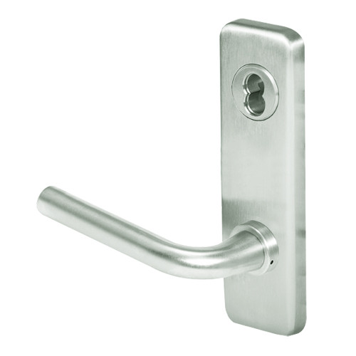 45H0LT12J618 Best 40H Series Privacy Heavy Duty Mortise Lever Lock with Solid Tube with No Return in Bright Nickel