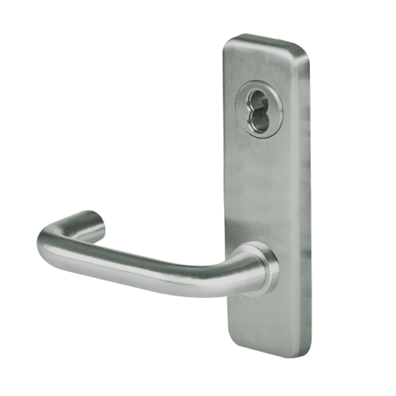 45H0LT3J619 Best 40H Series Privacy Heavy Duty Mortise Lever Lock with Solid Tube Return Style in Satin Nickel