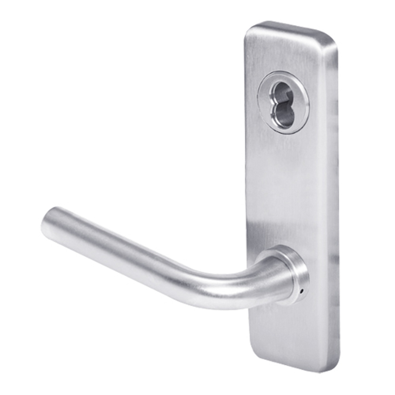 45H0L12J625 Best 40H Series Privacy with Deadbolt Heavy Duty Mortise Lever Lock with Solid Tube with No Return in Bright Chrome