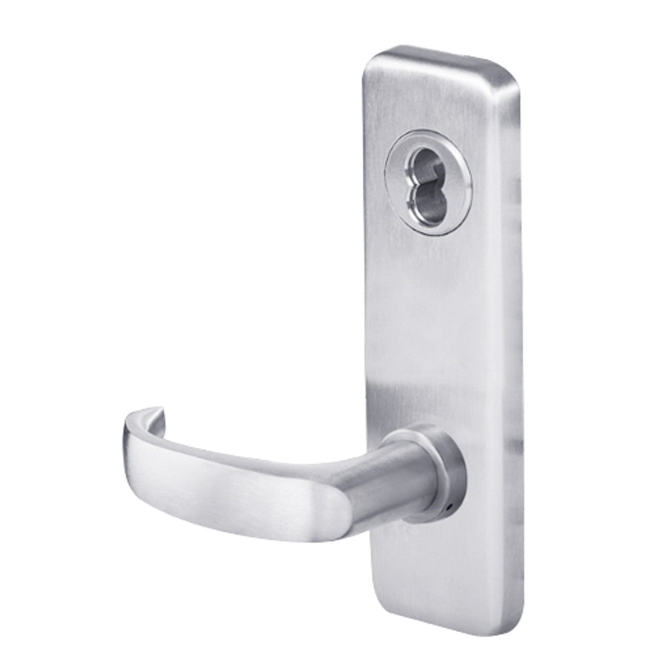 45H0N14J625 Best 40H Series Passage Heavy Duty Mortise Lever Lock with Curved with Return Style in Bright Chrome