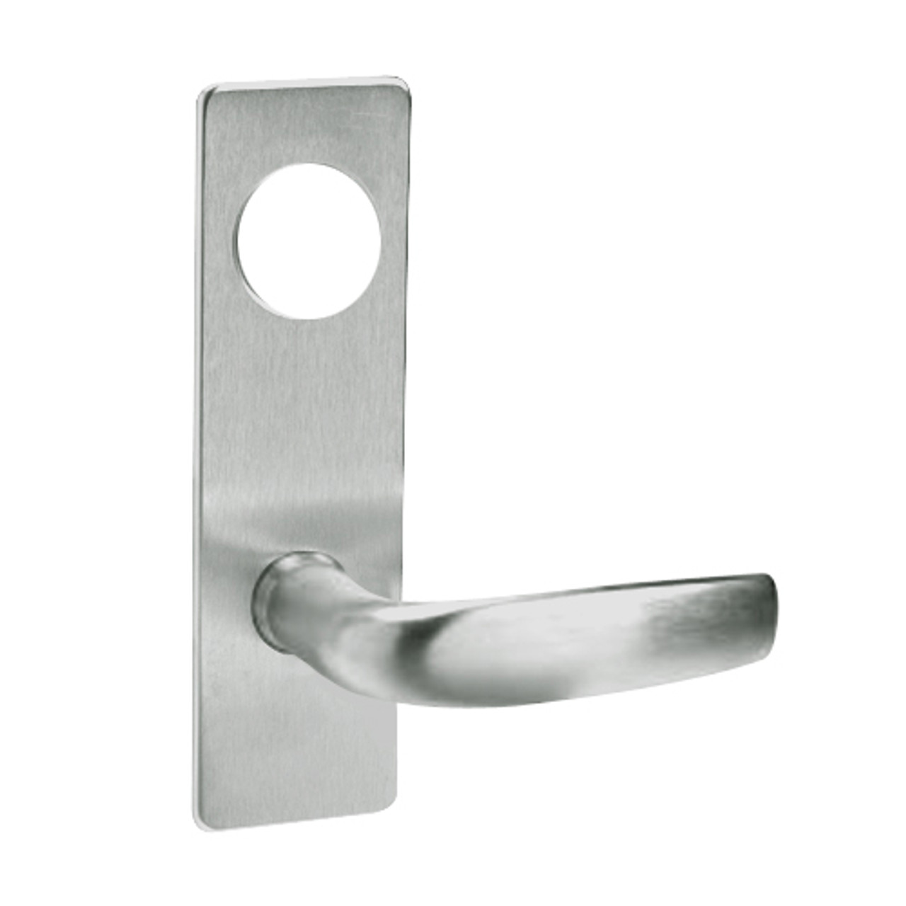 ML2055-CSP-619-CL6 Corbin Russwin ML2000 Series IC 6-Pin Less Core Mortise Classroom Locksets with Citation Lever in Satin Nickel