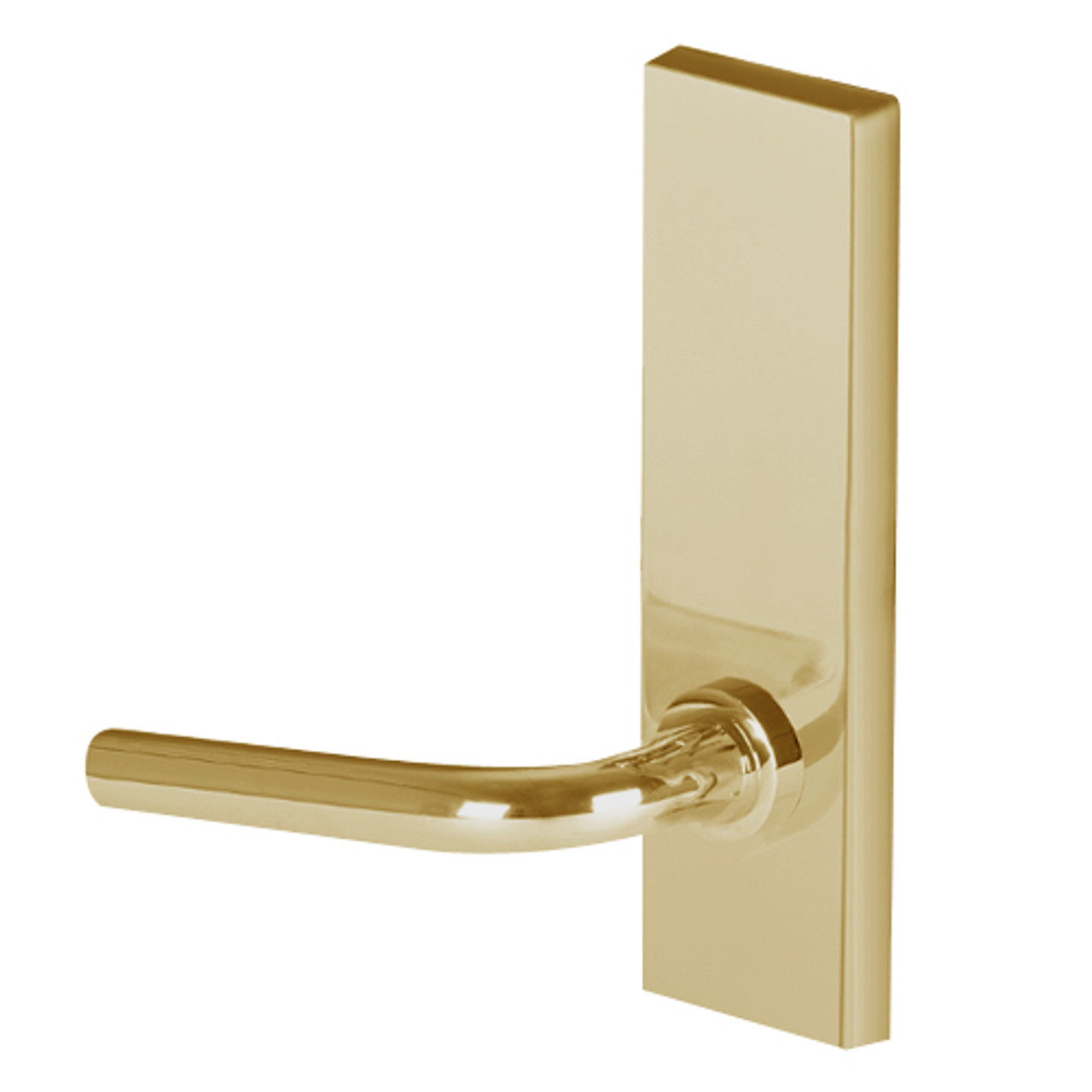 45H0LT12M606 Best 40H Series Privacy Heavy Duty Mortise Lever Lock with Solid Tube with No Return in Satin Brass