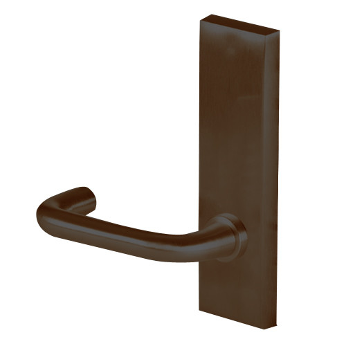45H0LT3M613 Best 40H Series Privacy Heavy Duty Mortise Lever Lock with Solid Tube Return Style in Oil Rubbed Bronze