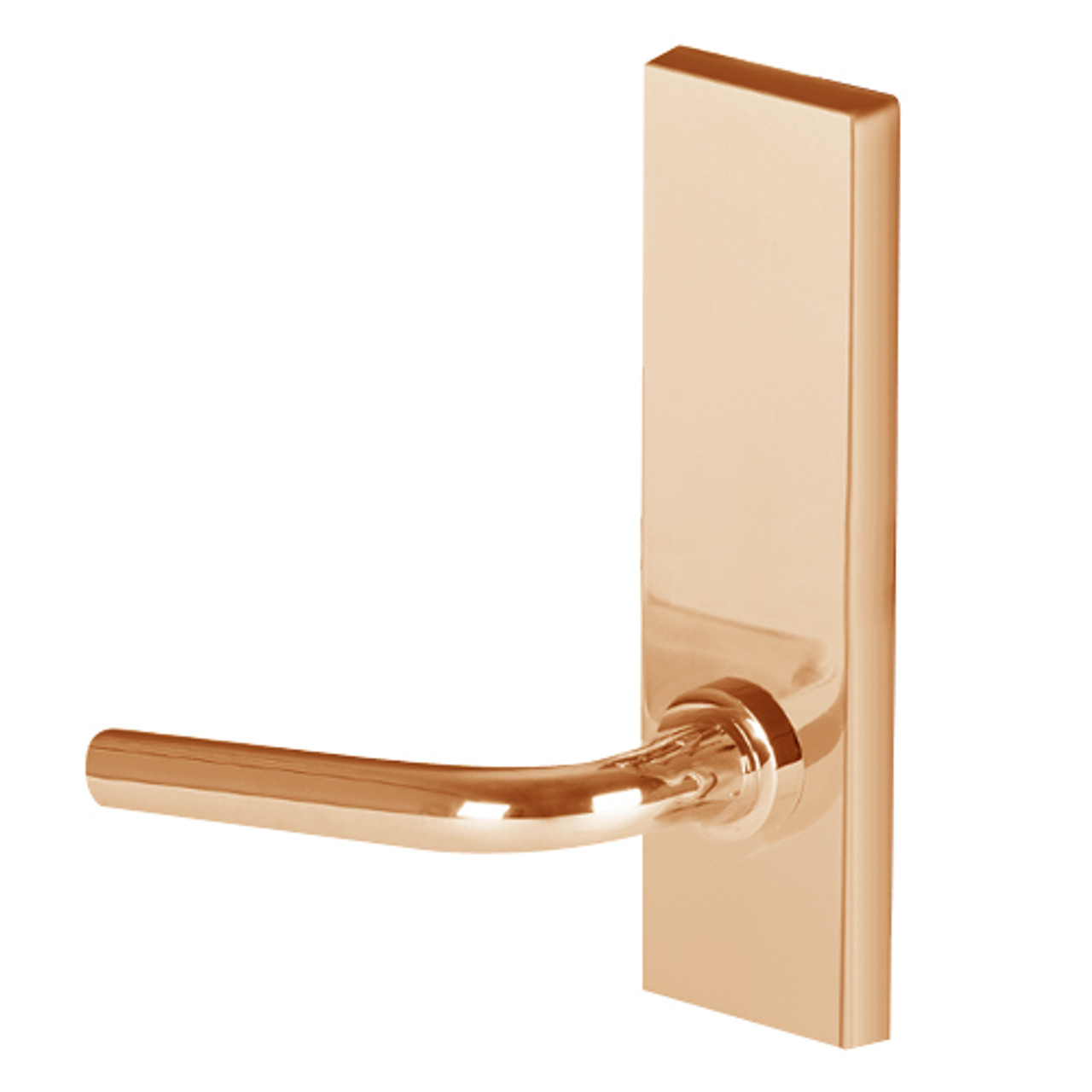 45H0L12M612 Best 40H Series Privacy with Deadbolt Heavy Duty Mortise Lever Lock with Solid Tube with No Return in Satin Bronze