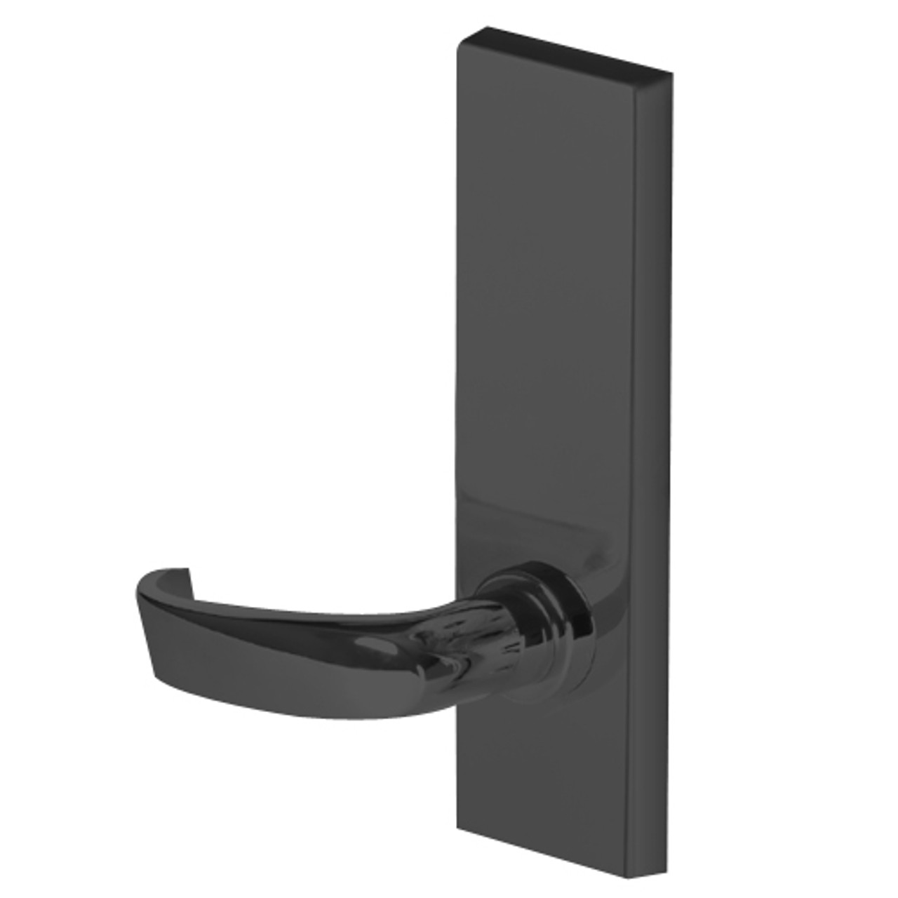 45H0LB14M622 Best 40H Series Privacy with Deadbolt Heavy Duty Mortise Lever Lock with Curved with Return Style in Black