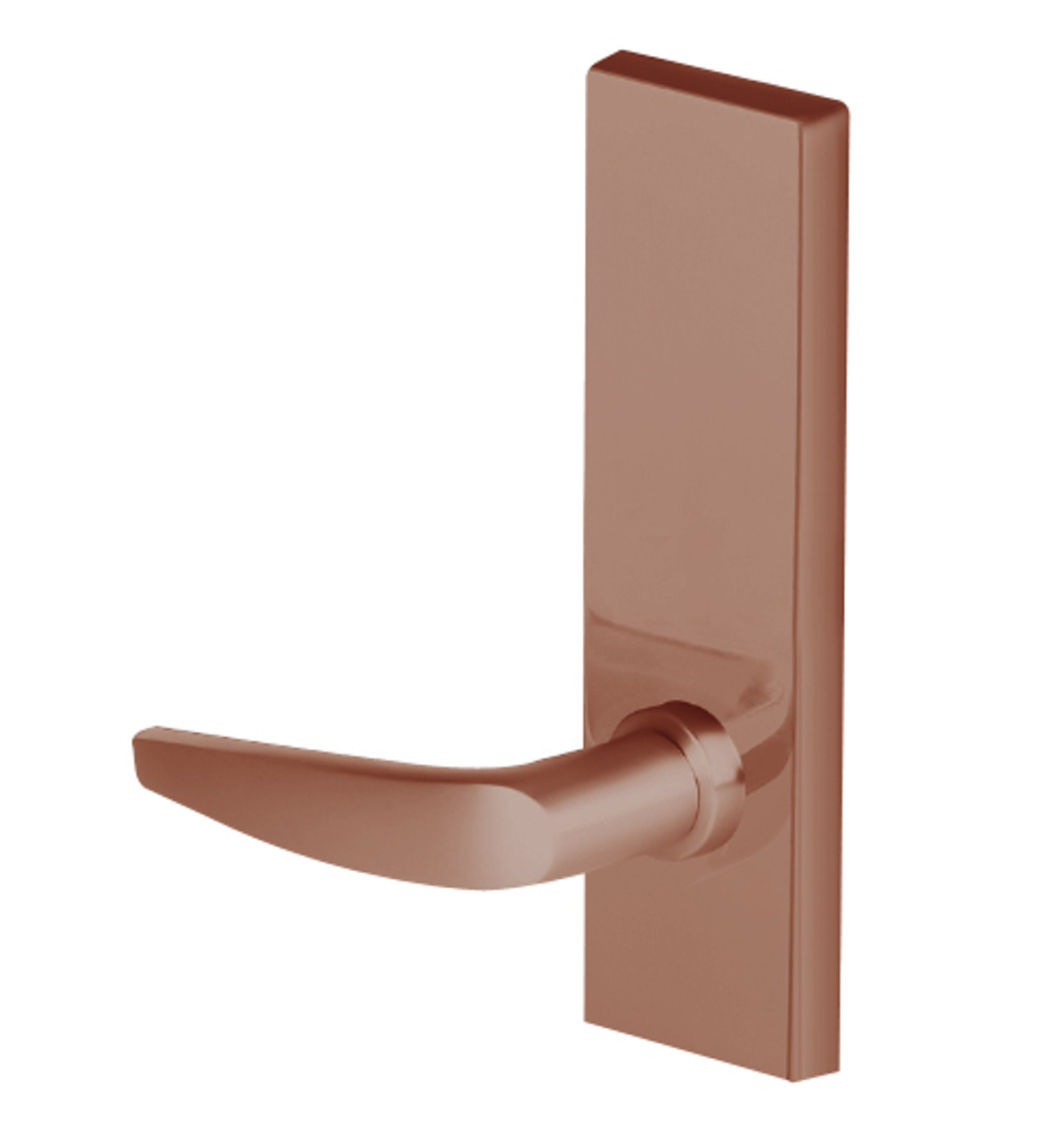 45H0LB16M690 Best 40H Series Privacy with Deadbolt Heavy Duty Mortise Lever Lock with Curved with No Return in Dark Bronze