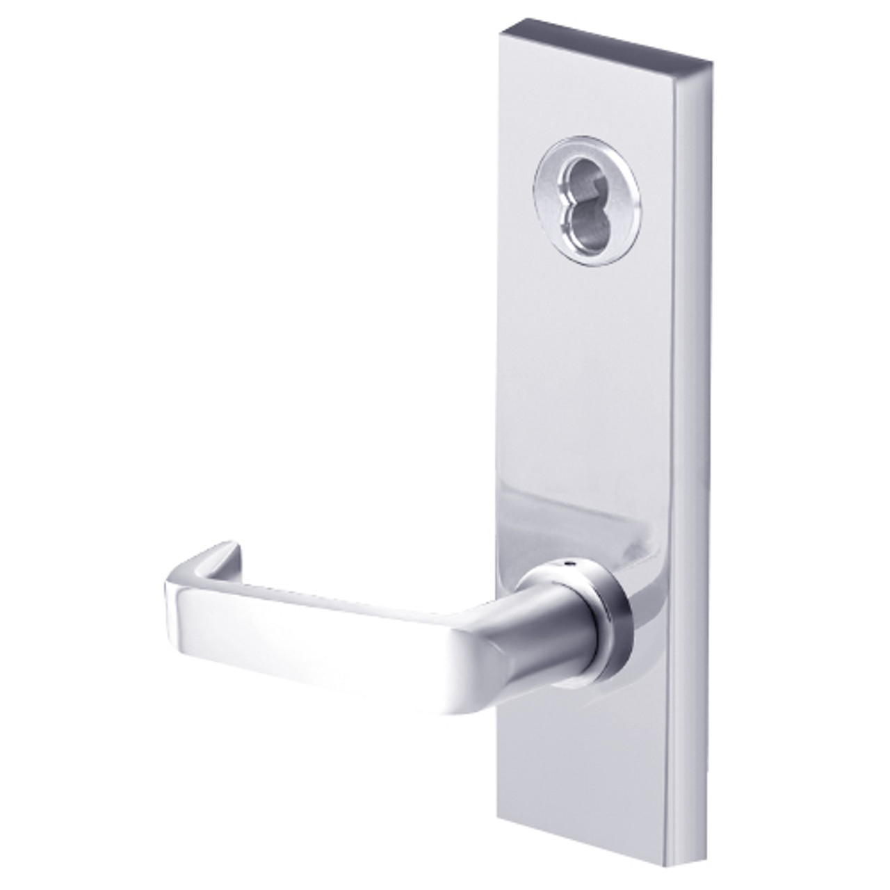 45H7A15M625 Best 40H Series Office Heavy Duty Mortise Lever Lock with Contour with Angle Return Style in Bright Chrome