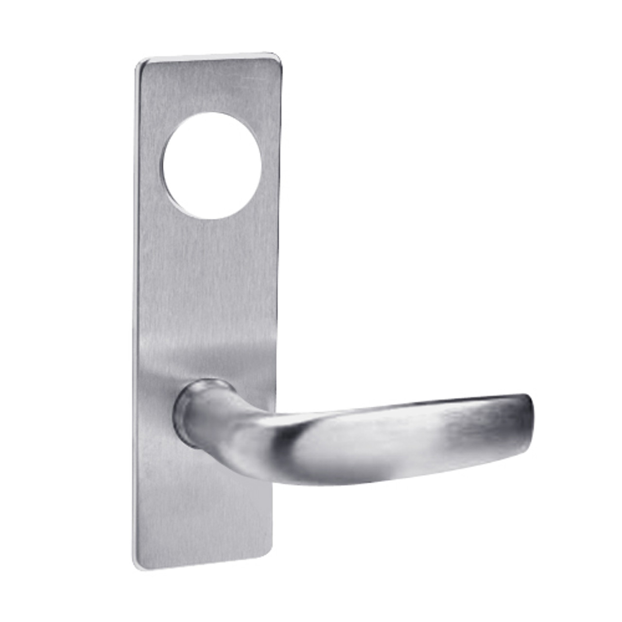 ML2051-CSN-626-CL6 Corbin Russwin ML2000 Series IC 6-Pin Less Core Mortise Office Locksets with Citation Lever in Satin Chrome
